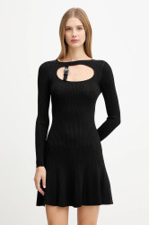 Šaty Versace Jeans Couture černá barva, mini, 79HAOM01 CMH23