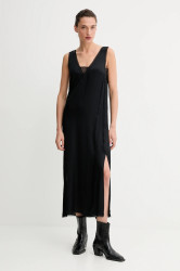 Šaty ZADIG&VOLTAIRE černá barva, maxi, WWDR02556