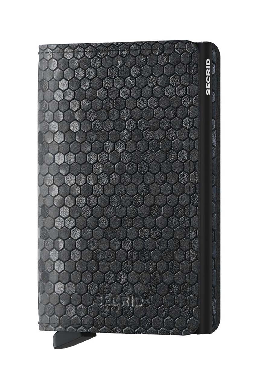 Secrid  Kožená peněženka  Slimwallet Hexagon Black