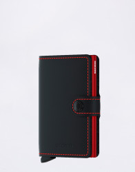 Secrid Miniwallet Matte Black / Red