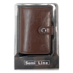 Semiline Unisex RFID Wallet P8296-3