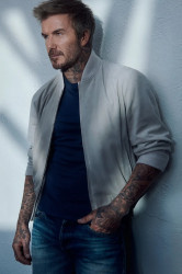Semišová bomber bunda BOSS BECKHAM X BOSS