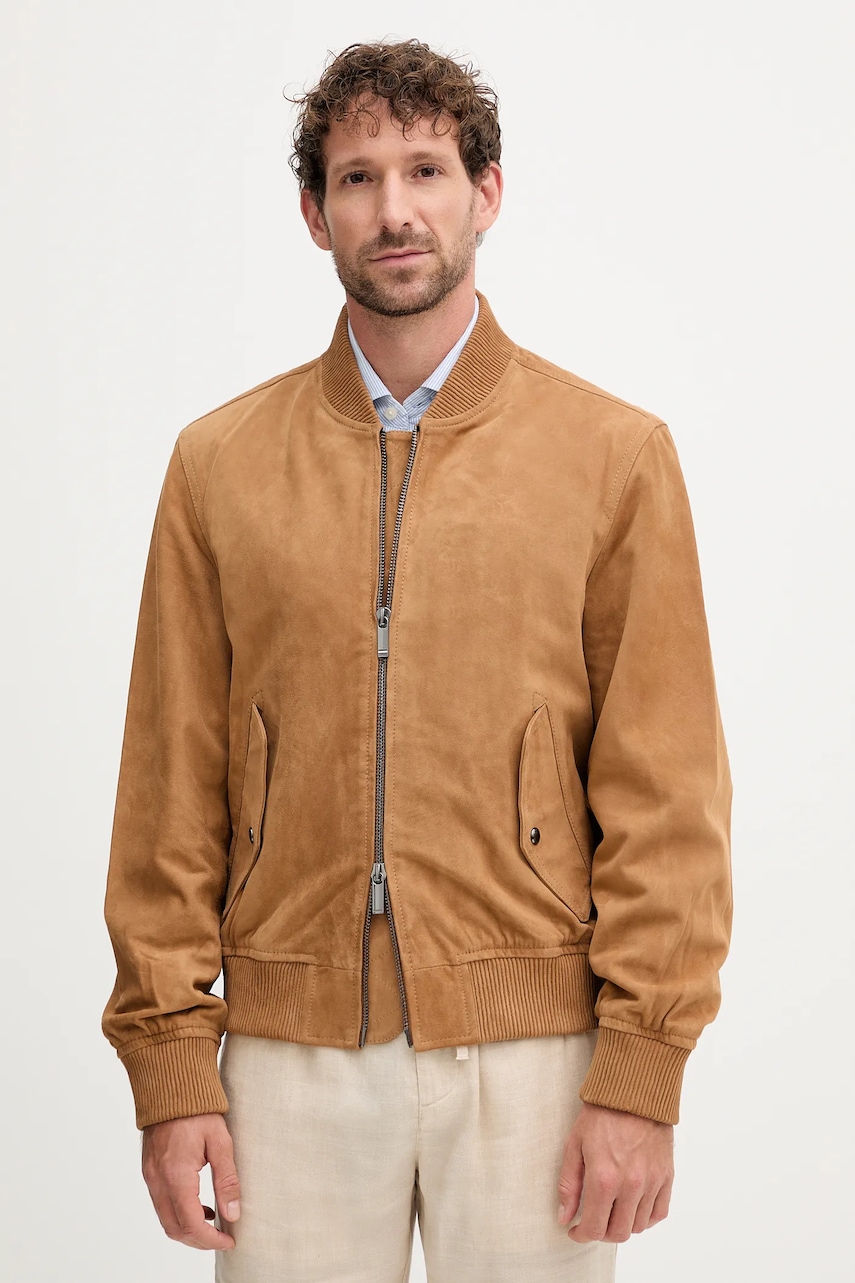 Semišová bomber bunda Tommy Hilfiger