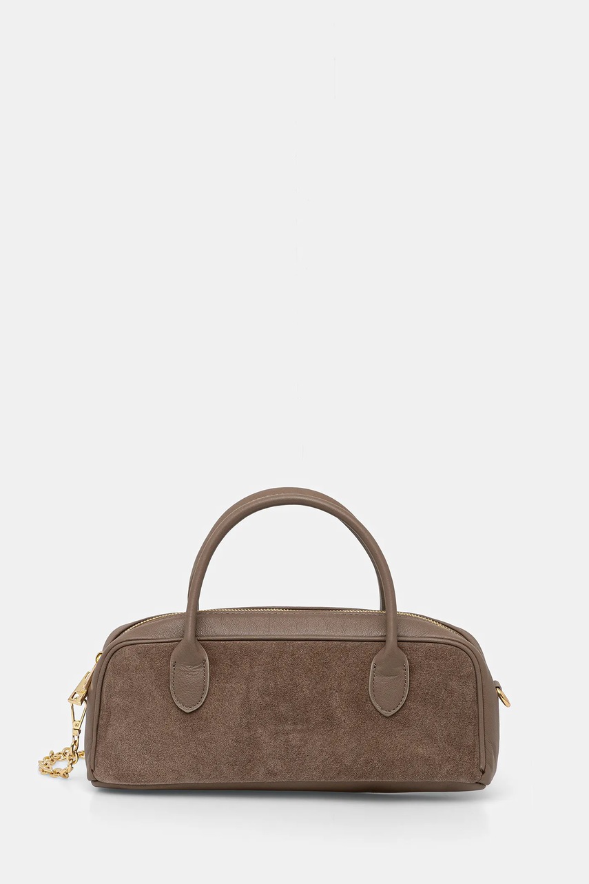 Semišová kabelka Answear.LAB béžová barva