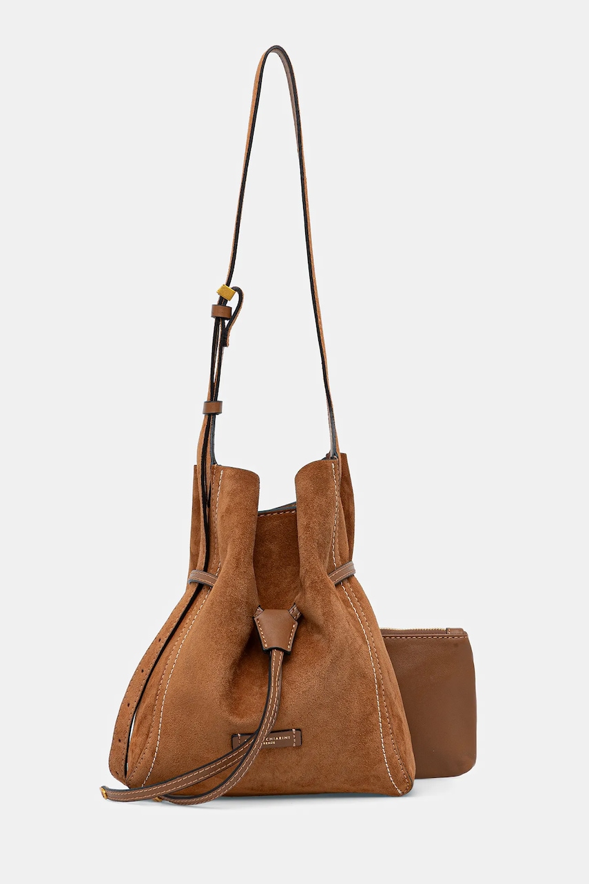 Semišová kabelka Gianni Chiarini SIENNA