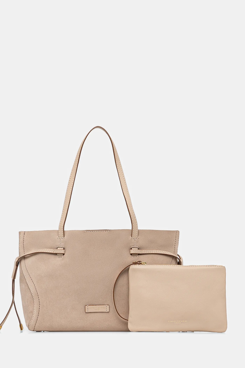 Semišová kabelka Gianni Chiarini VIOLETTE