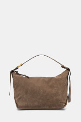 Semišová kabelka Hoss Intropia zelená barva, 2052035