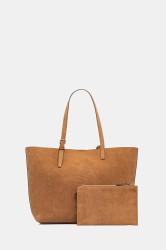 Semišová kabelka Marc O'Polo hnědá barva, 50611950301304