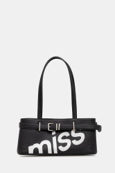 Semišová kabelka Miss Sixty hnědá barva, 6S3GJ81600