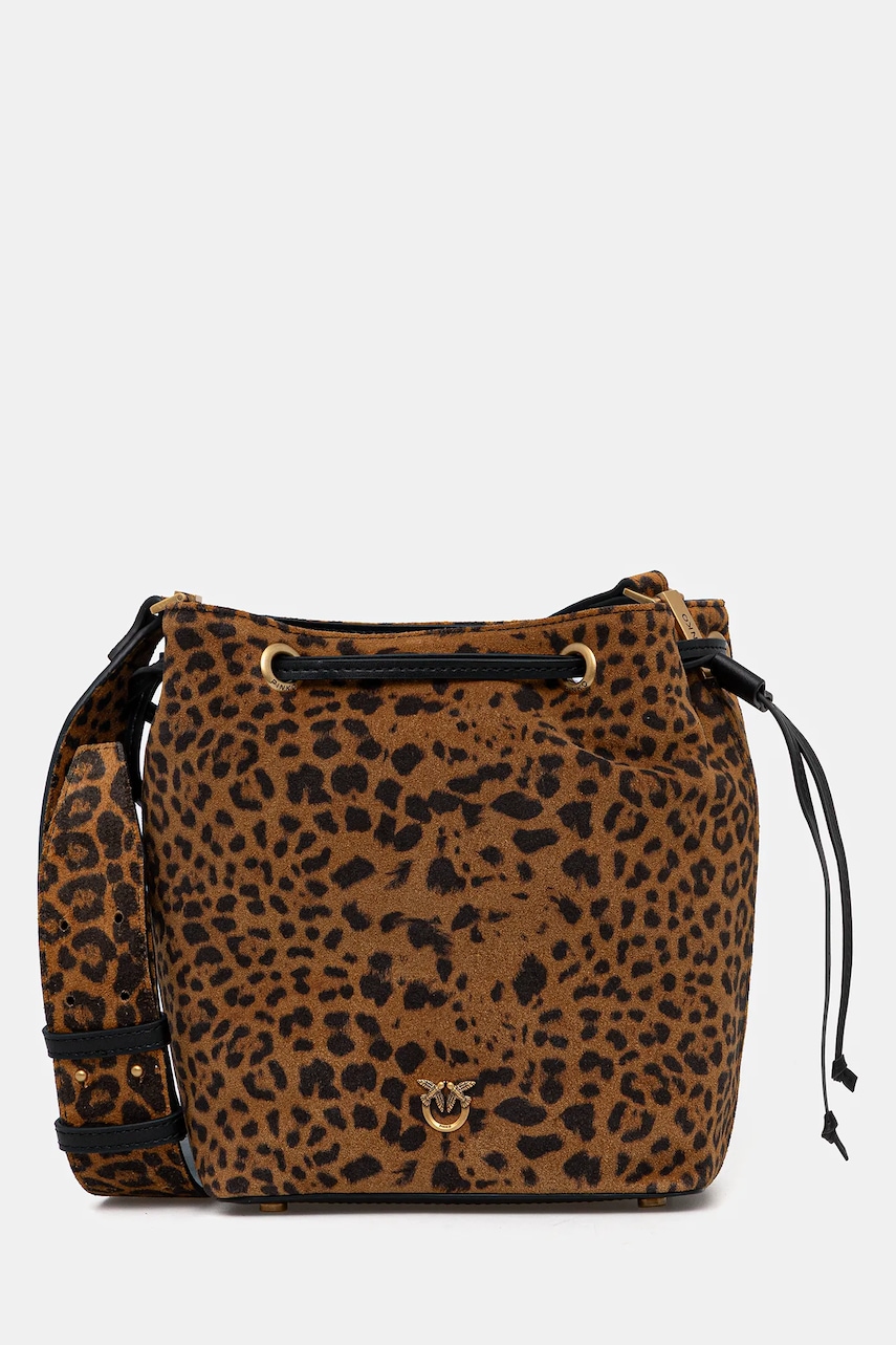 Semišová kabelka Pinko