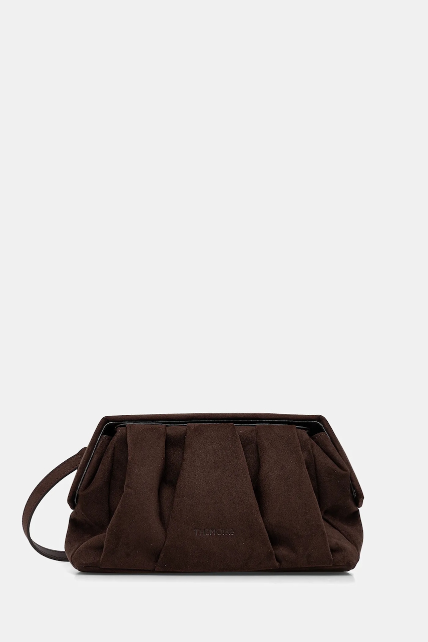 Semišová kabelka Themoire hnědá barva, TMFW25AFSUE109