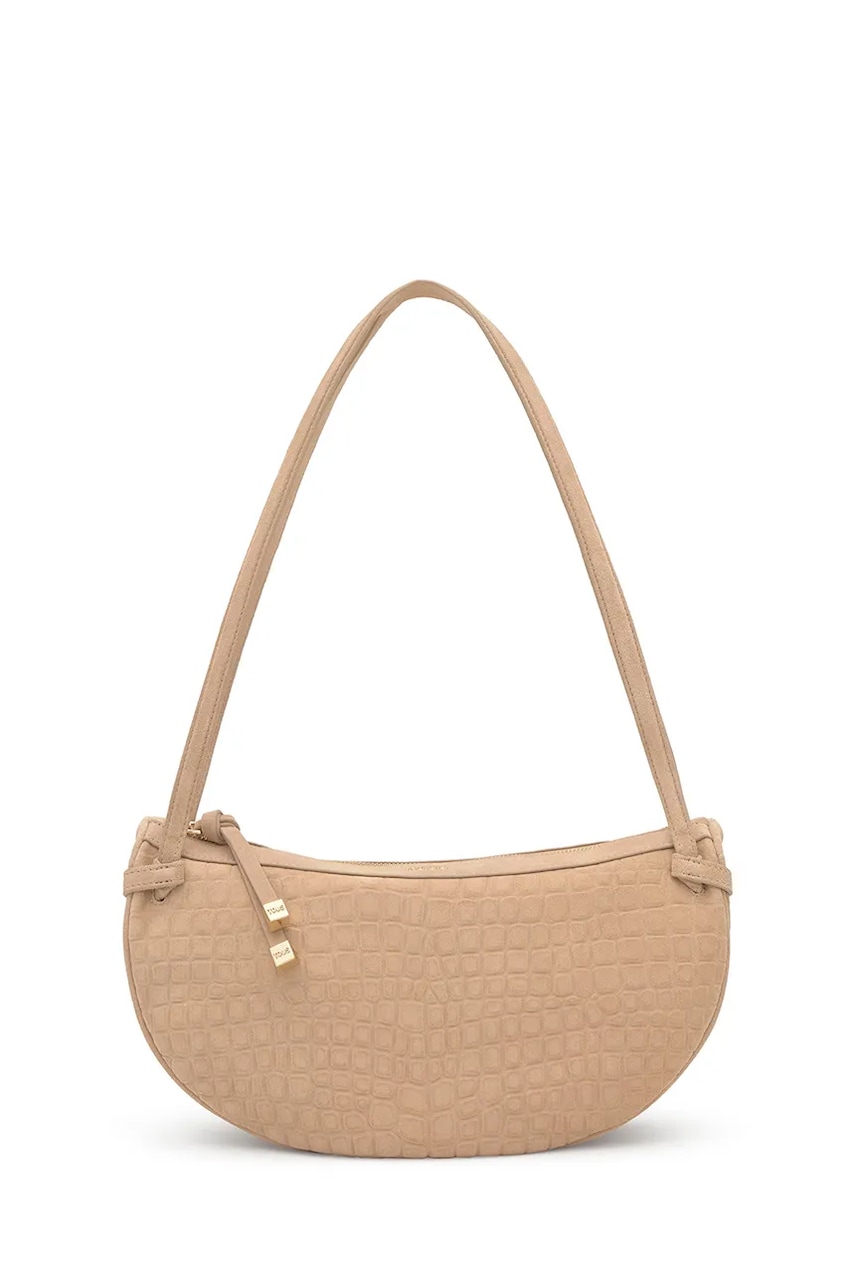 Semišová kabelka Tous Halfmoon