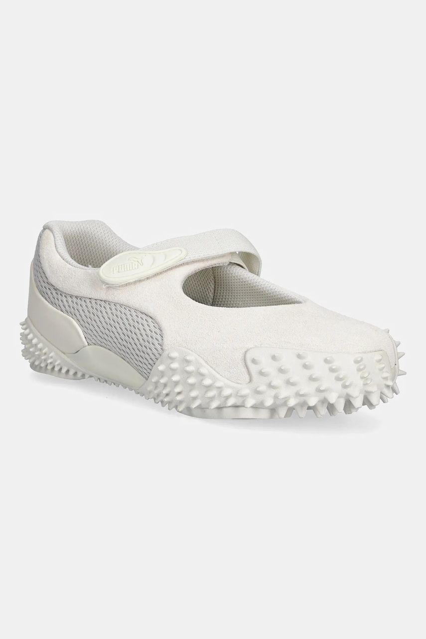 Semišové baleríny Puma Mostro Fey PRM béžová barva, 401062