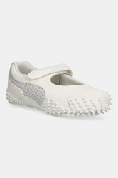 Semišové baleríny Puma Mostro Fey PRM béžová barva, 401062