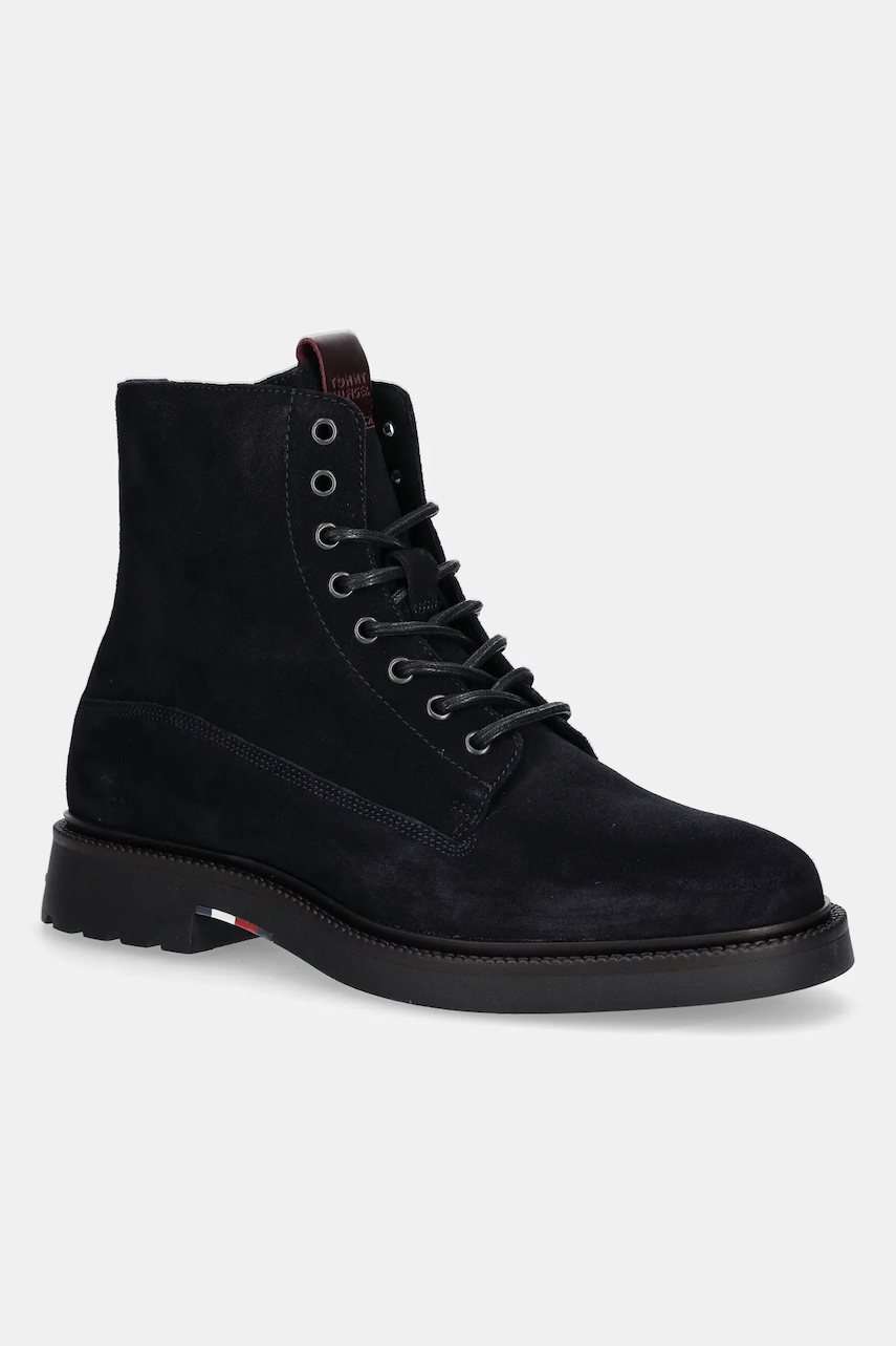 Semišové boty Tommy Hilfiger COMFORT LWT SDE BOOT