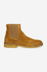 Semišové kotníkové boty A.P.C. Boots Theodore PXBSK-H54252 CARAMEL