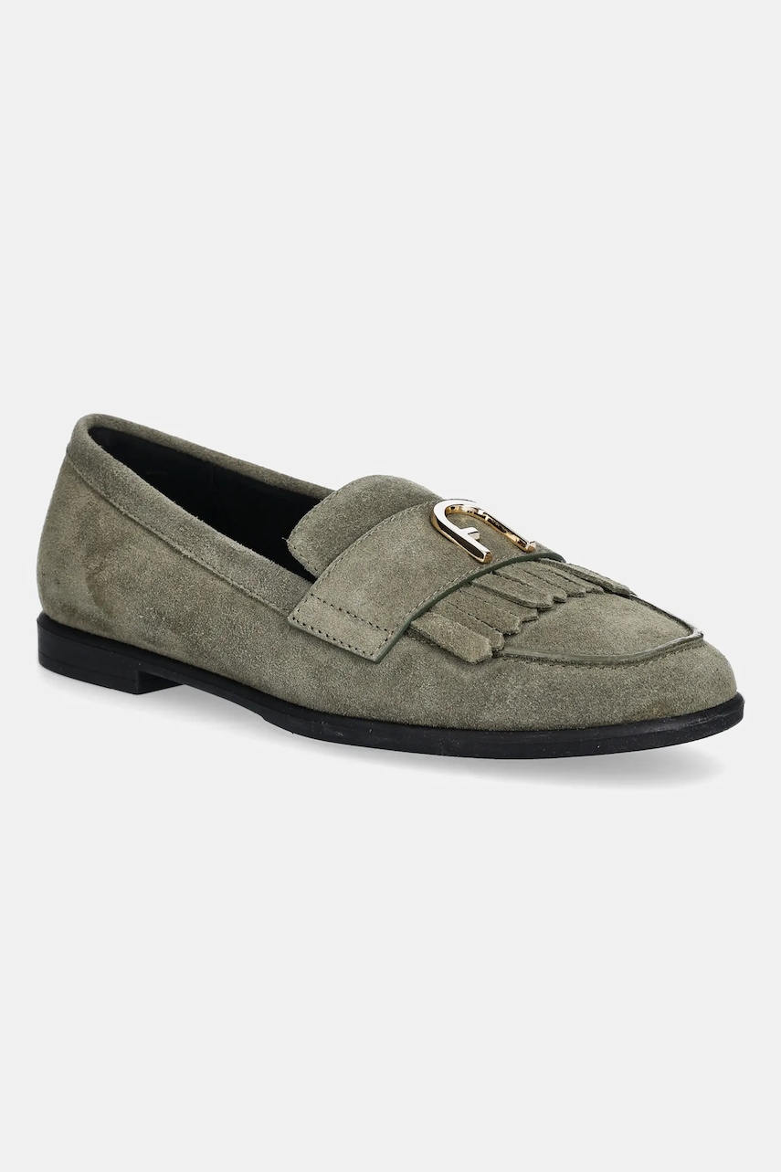 Semišové mokasíny Furla Chic Loafer