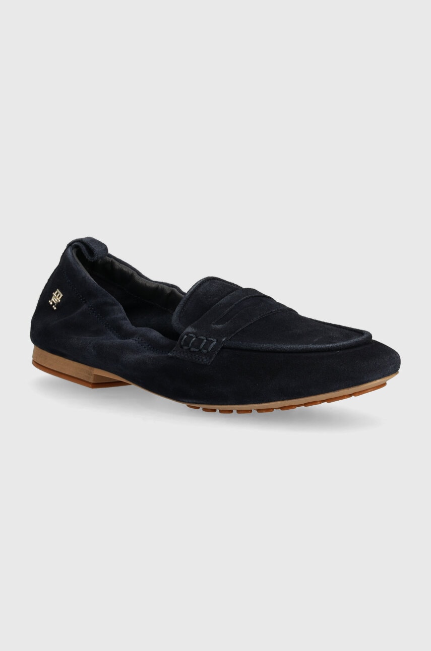 Semišové mokasíny Tommy Hilfiger TH SUEDE MOCCASIN