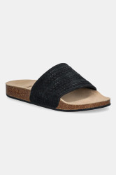 Semišové pantofle adidas Originals Adilette RS černá barva, JR3596
