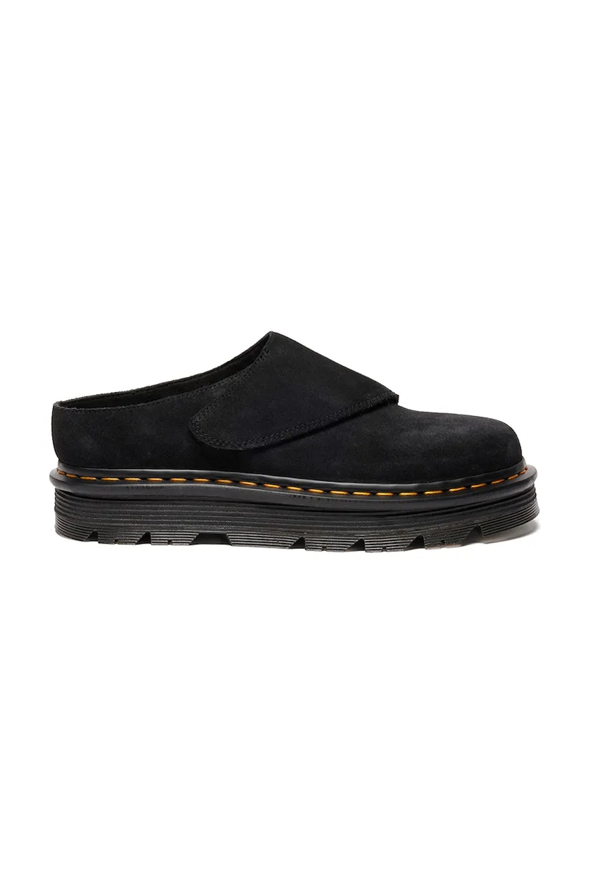Semišové pantofle Dr. Martens ZebZag AnyWair Mule