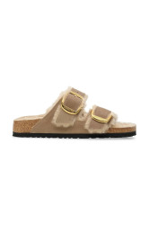 Semišové papuče Birkenstock Arizona Big Buckle Shearling