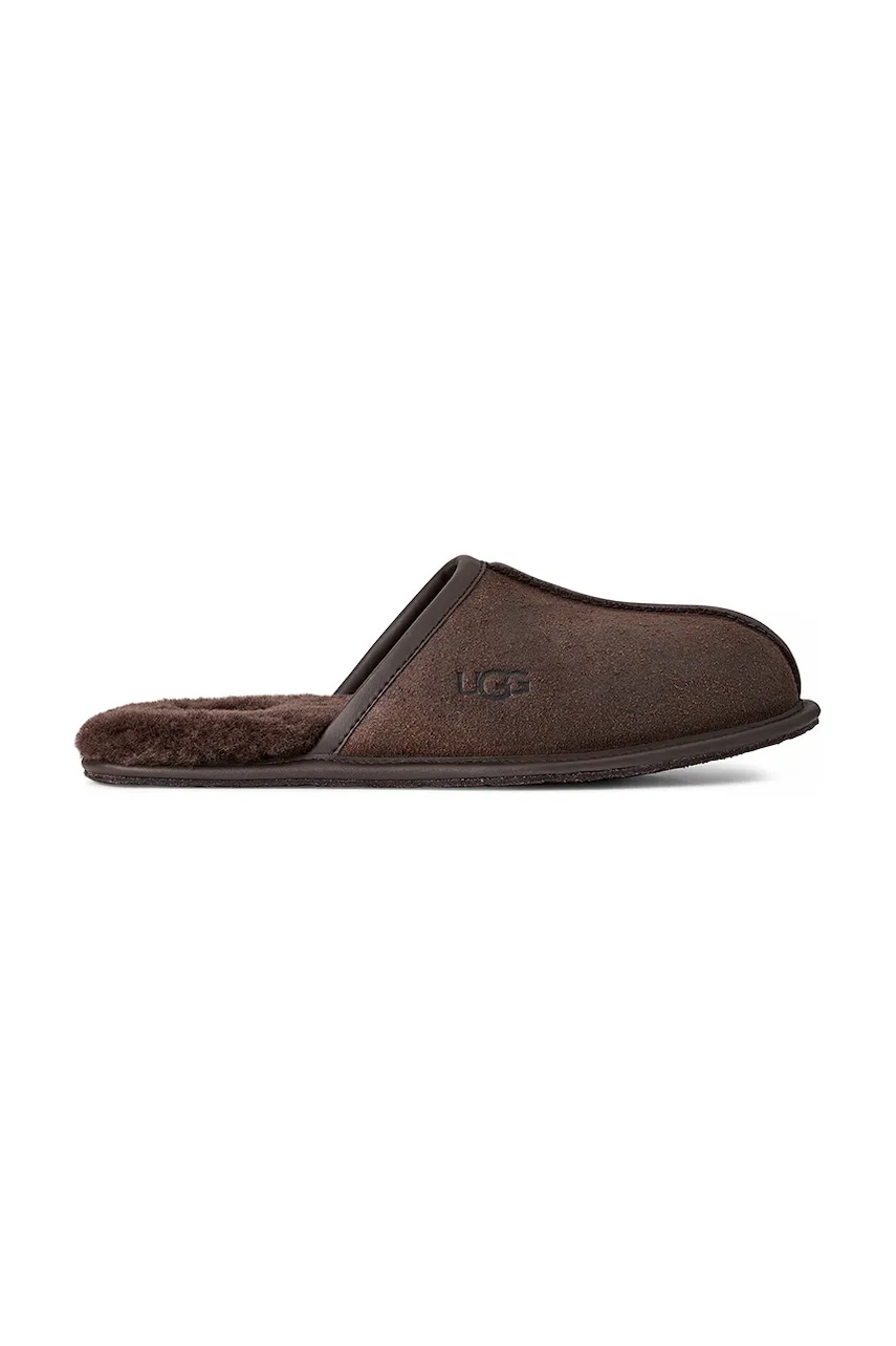 Semišové papuče UGG Scuff Leather Distressed