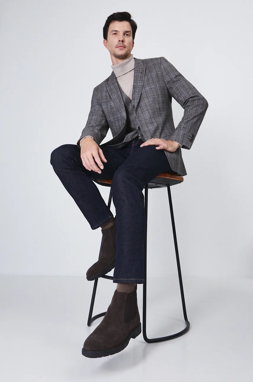 Semišové polobotky Medicine