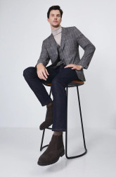 Semišové polobotky Medicine