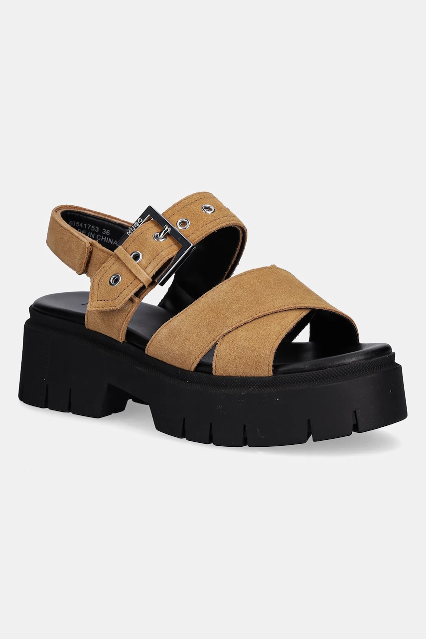 Semišové sandály HUGO Kris