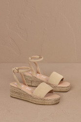 Semišové sandály Manebi Platforms With Strap