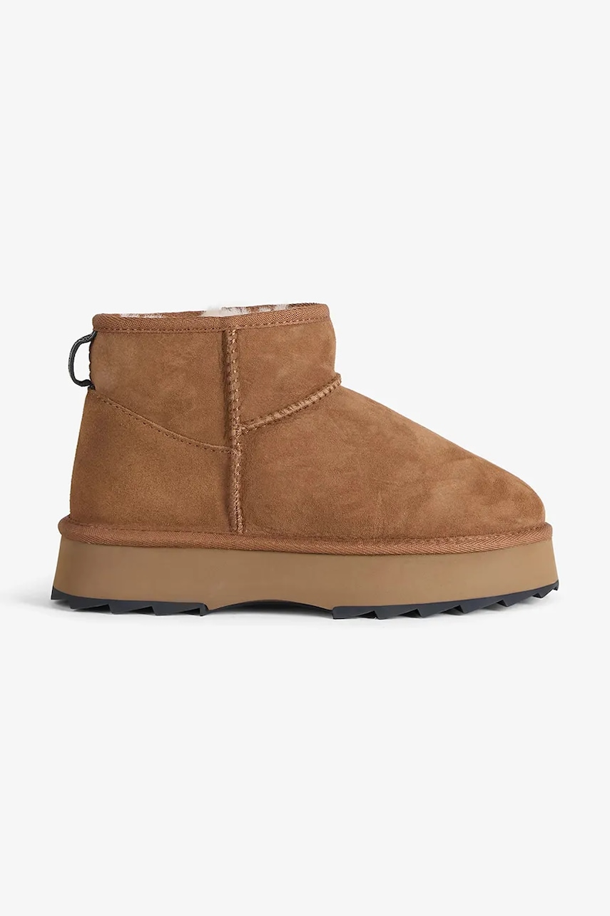 Semišové sněhule Emu Australia Sharky Micro Flatform