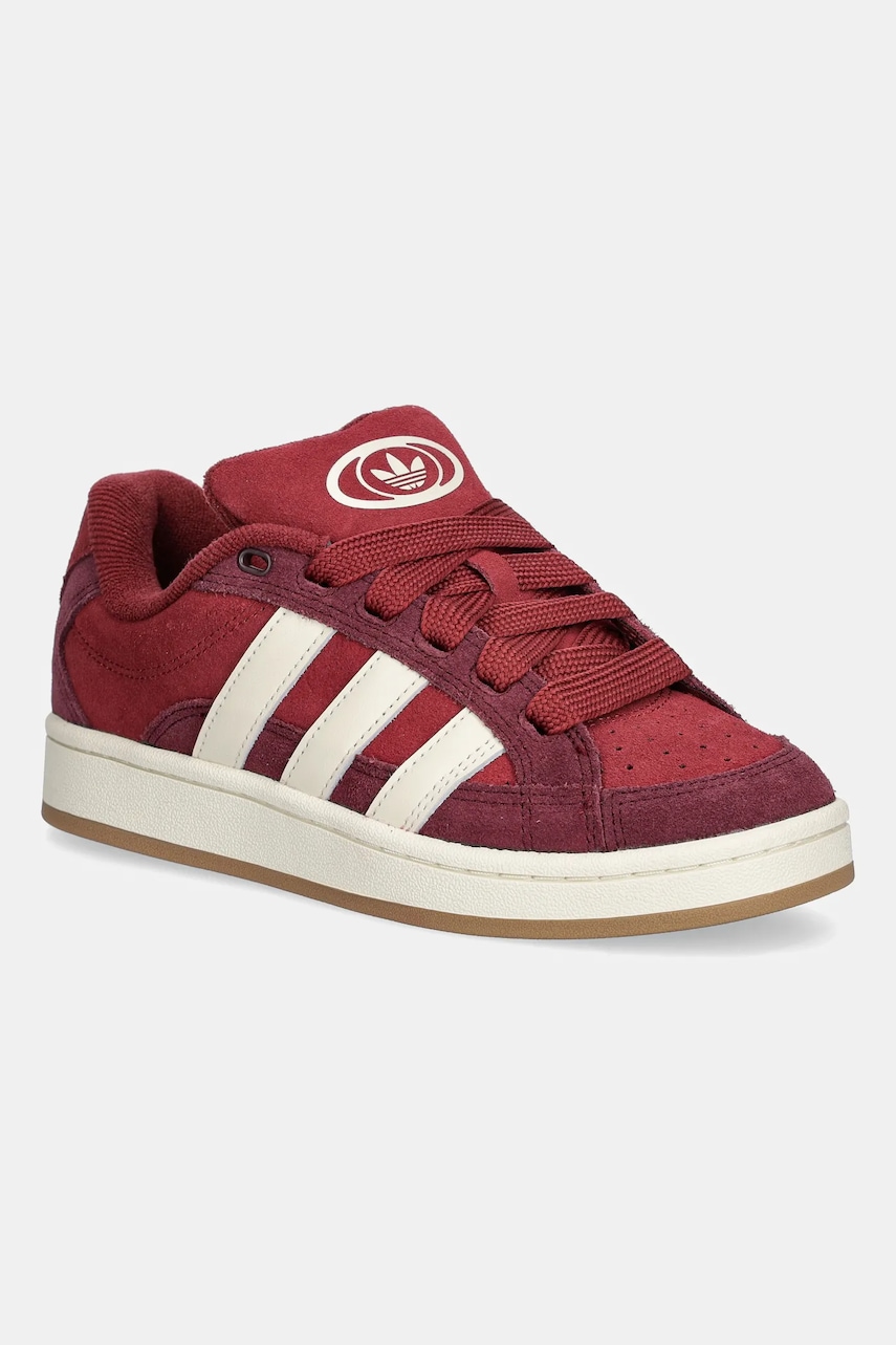 Semišové tenisky adidas Originals Campus 00S Beta vínová barva, JQ8368