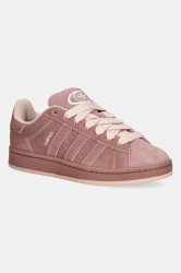 Semišové tenisky adidas Originals Campus 00s dámské, růžová barva, IH4360