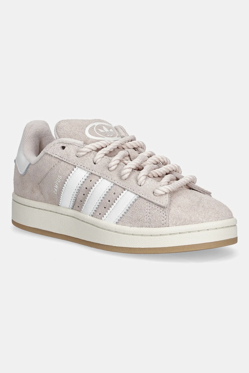 Semišové tenisky adidas Originals Campus 00S W dámské, růžová barva, JP6193