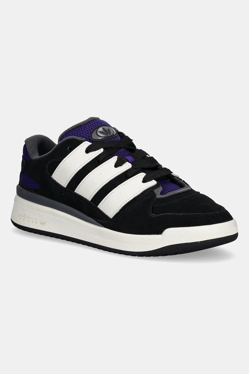 Semišové tenisky adidas Originals Forum2000 černá barva, JI3278