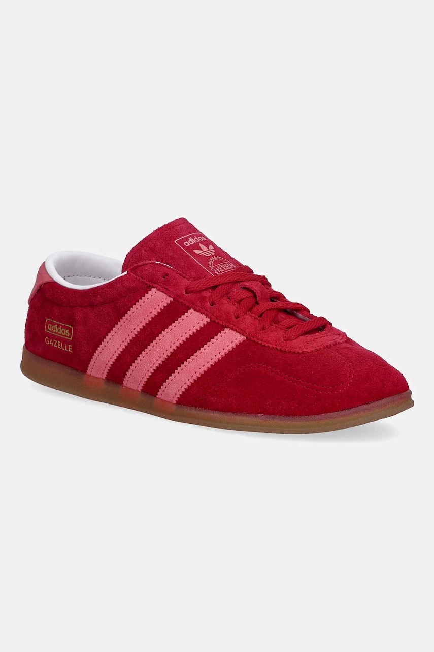 Semišové tenisky adidas Originals Gazelle LO Pro dámské, červená barva, IH6944