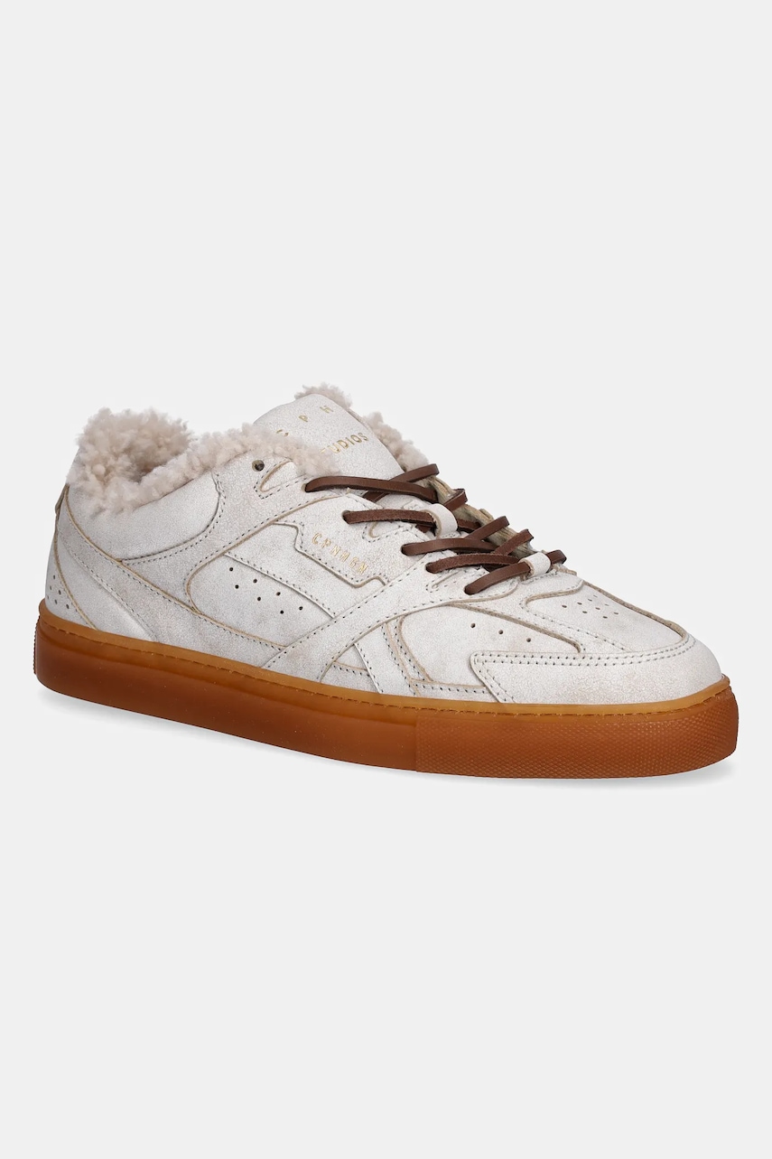 Semišové tenisky Copenhagen dámské, béžová barva, CPH63 cream