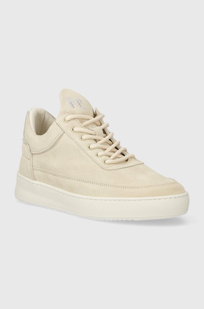 Semišové tenisky Filling Pieces Low Top Suede béžová barva, 10122793035