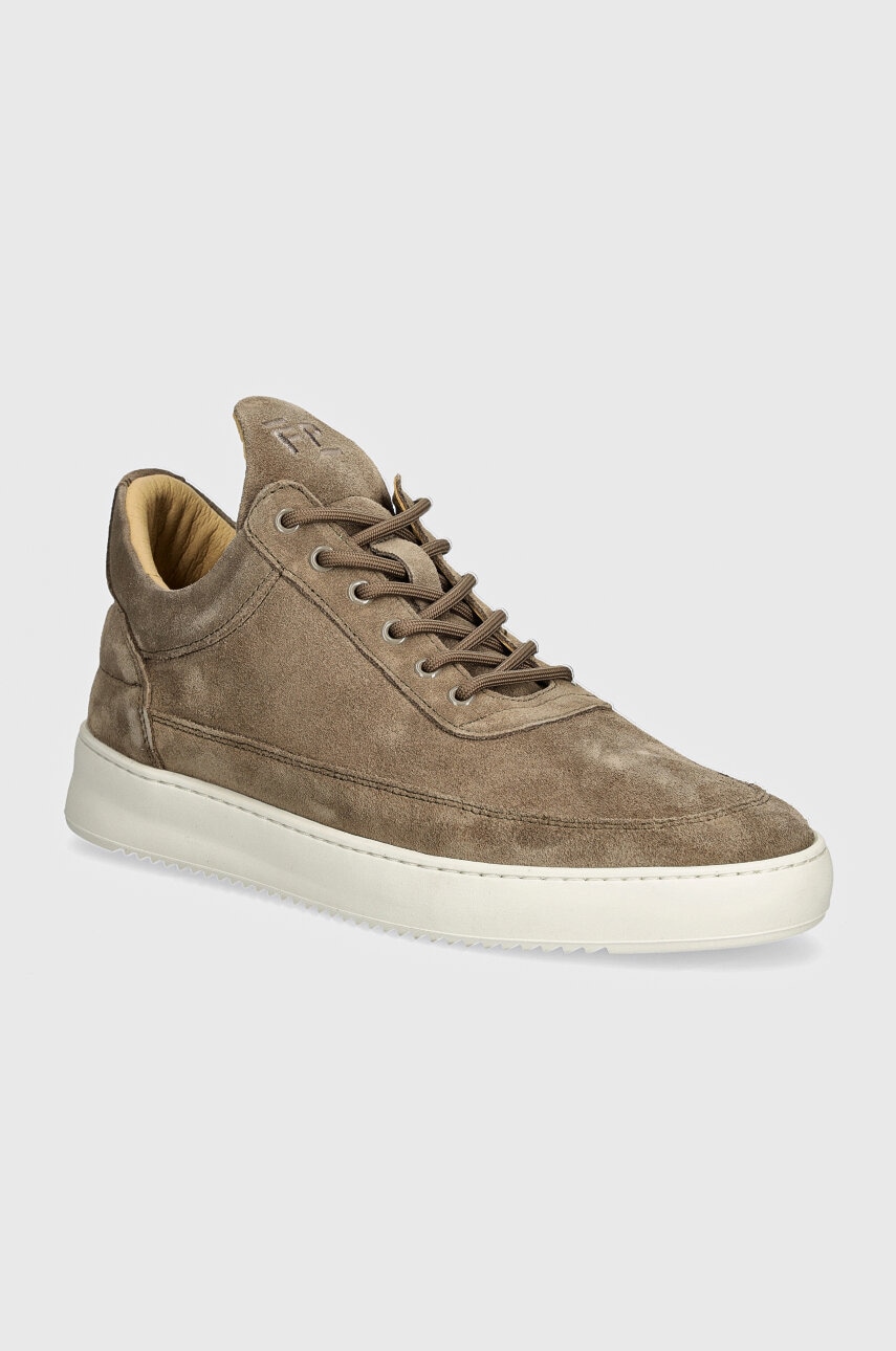 Semišové tenisky Filling Pieces Low Top Suede béžová barva, 10122793055