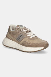 Semišové tenisky G-Star LYN TWL W dámské, hnědá barva, D28140-01-5062