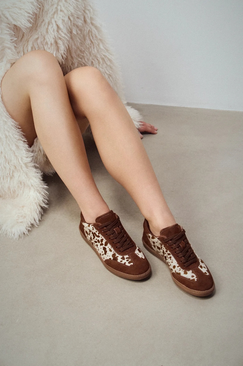 Semišové tenisky Medicine dámské, hnědá barva