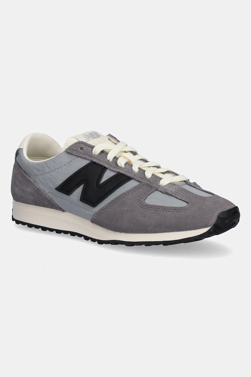 Semišové tenisky New Balance 471 šedá barva, U471AH