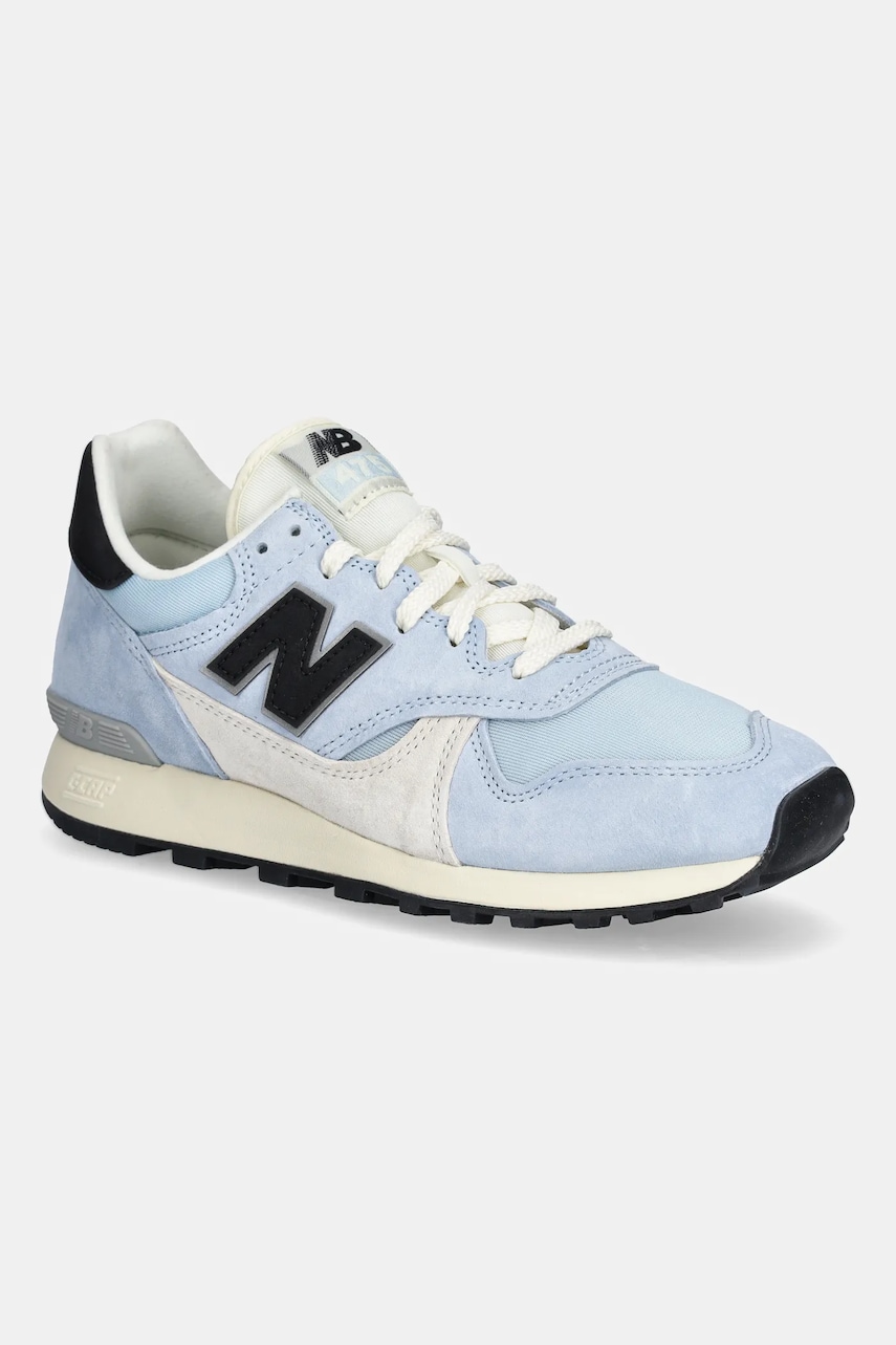 Semišové tenisky New Balance 475 modrá barva, U475PB