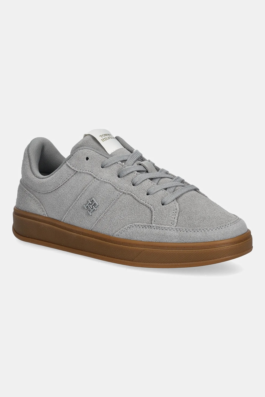 Semišové tenisky Tommy Hilfiger TH HERITAGE COURT SNEAKER SUEDE