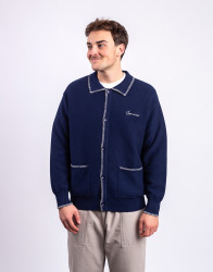 Service Works Blanket Stitch Cardigan NAVY S