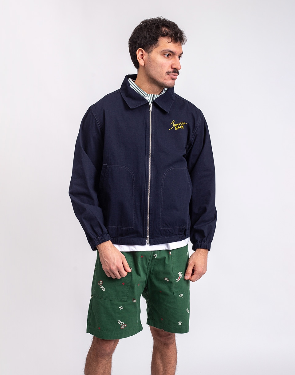 Service Works Twill Work Jacket DARK NAVY S