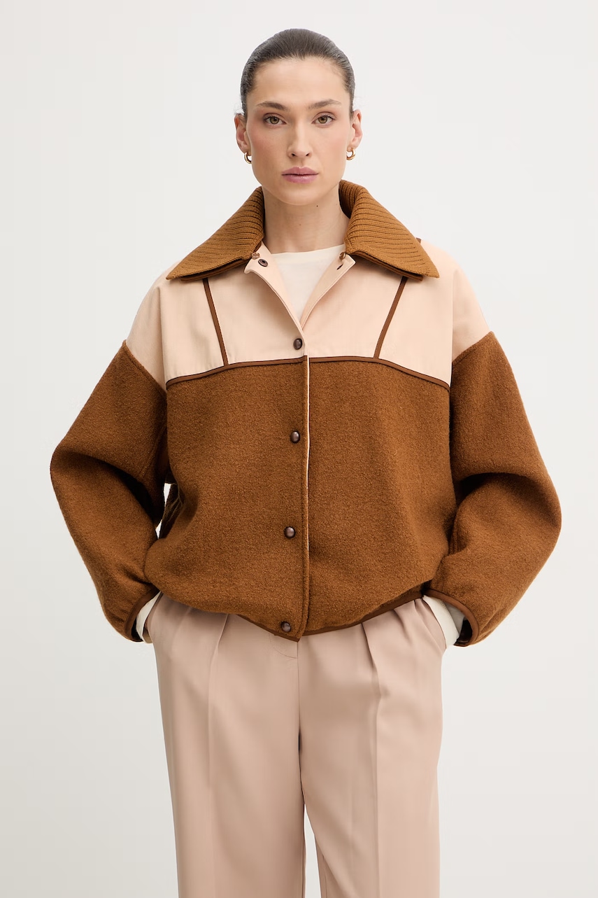 Sessun krátká bunda dámská s vlnou