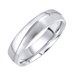 Silvego Snubní ocelový prsten Glamis pro muže i ženy RRC8453M 69 mm