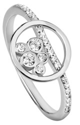 Silver Cat Stříbrný prsten s čirými zirkony Beauty SC315 52 mm