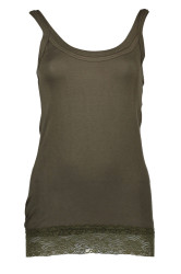 SILVIAN HEACH GREEN WOMAN TANK